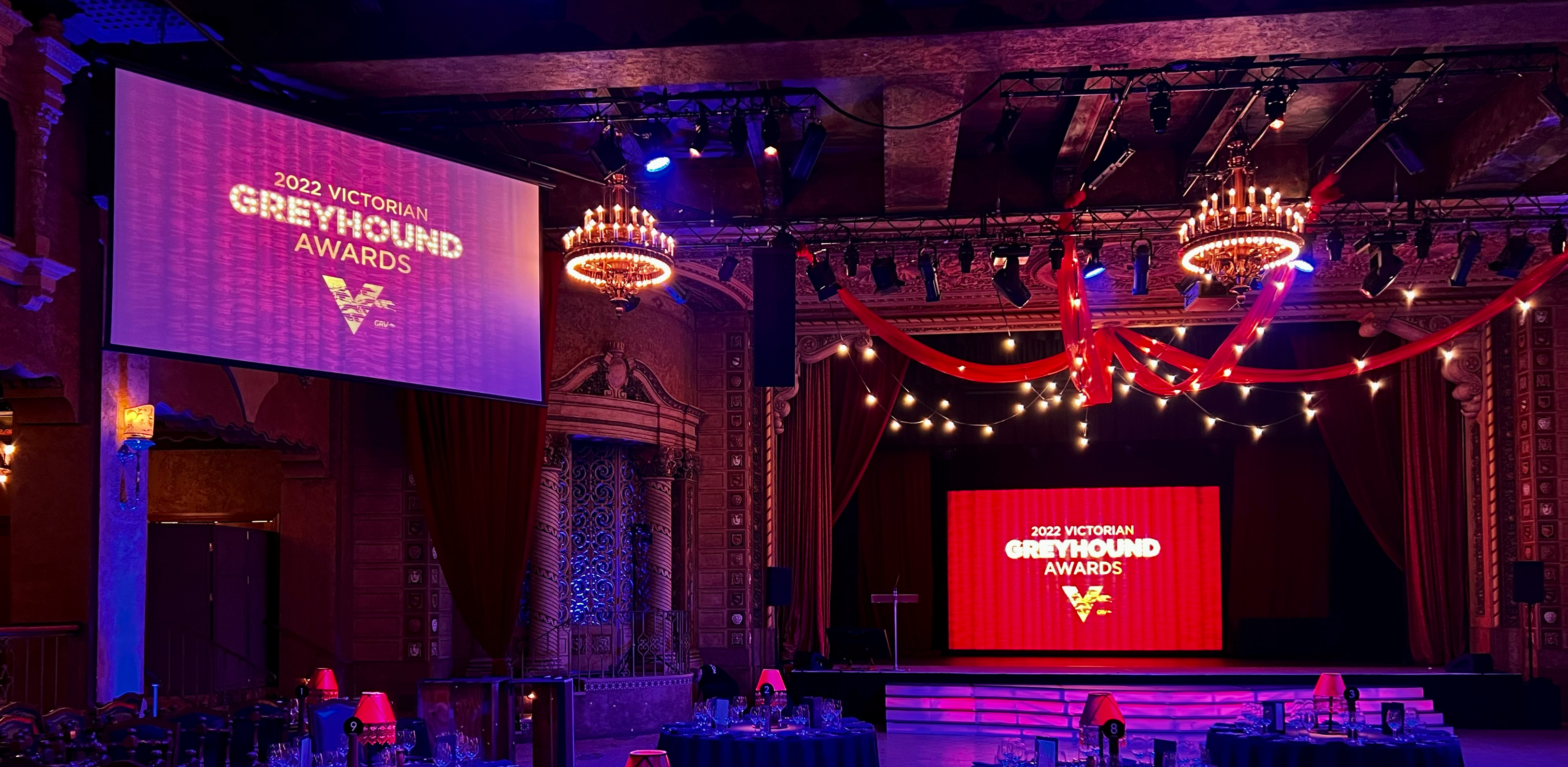 Awards Night AV Production Melbourne Sydney Projection LED Screen Audio Lighting WOOHAH